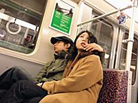 Фоторепортаж о пассажирах немецкого метро, Берлин,