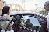 Семьи в Ливерпуле. Ливерпуль, Великобритания. 2010