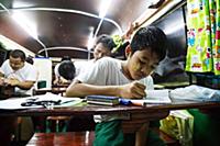 Myanmar / Yangon / 2014 / School on wheels / Nay M