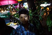 Myanmar / Yangon / 2014 / School on wheels / Boy, 