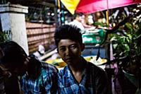 Myanmar / Yangon / 2014 / School on wheels / Boy, 