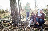 Bulgaria / 2013 / A woman talks to a bunch of chil