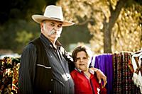 Romania / Negreni / 2014 / Gipsy man and his son.
