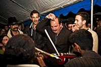 Romania / Negreni / 2014 / The band plays, locals 