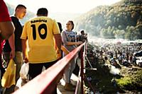 Romania / Negreni / 2014 / Heavy traffic on the br