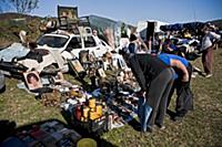 Romania / Negreni / 2014 / Pop-up fleamarket shop 