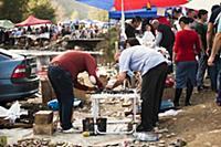 Romania / Negreni / 2014 / Sellers and customers o