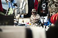 Romania / Negreni / 2014 / Seller in his store.

©