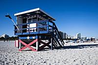 USA / Florida / Miami / 2009 / Beach Guard tower o
