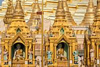MYANMAR / Yangon / 2015 / Numerous shrines, stupas