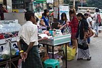 MYANMAR / Yangon / 2015 / Streetlife with betel st