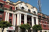 MYANMAR / Yangon / 2015 / Colonial building at Pan