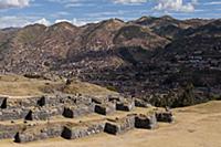 PERU / Cusco / Saqsaywaman / Inca ruins of an old 