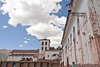 PERU / Cusco / Urubamba Valley / Chinchero / Plaza