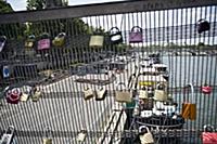 France / Paris / 2015 / Lovelocks / View on the Qu