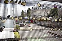 France / Paris / 2015 / Lovelocks / View on the Qu