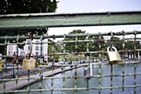 France / Paris / 2015 / Lovelocks / Passerelle Bic