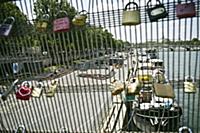 France / Paris / 2015 / Lovelocks / View on the Qu
