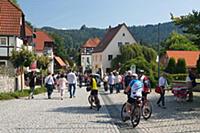 GERMANY / Saxony / Upper Lusatia / Oybin / Main st