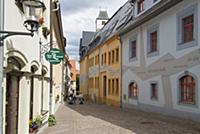 GERMANY / Saxony / Freiberg / Houses in the old to