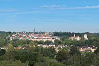 GERMANY / Saxony / Waldenburg / View over the vall