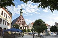 GERMANY / Saxony / Zwickau / At the main market, t