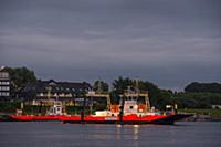 GERMANY / Lower Saxony / Farge / 2015 / Car ferry 