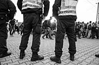 HUNGARY / Hegyeshalom /  27.09.2015 / Refugees and