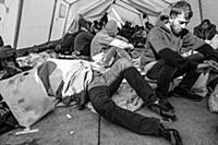 HUNGARY / Hegyeshalom /  27.09.2015 / Refugees and