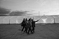 HUNGARY / Hegyeshalom /  27.09.2015 / Refugees and
