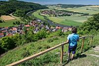 GERMANY / Lower Saxony / Ruehle / View from Weinbe