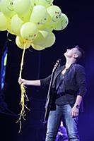 Диана Арбенина и группа «Ночные снайперы» во время