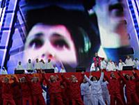 Старт эстафеты Олимпийского огня на Красной площад