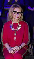 Эвелина Хромченко на модном показе «Goga Nikabadze