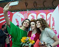 Мария Гузеева, Екатерина Вуличенко и Регина Мянник
