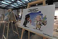 Выставка карикатур на Владимира Путина. Арт-галере