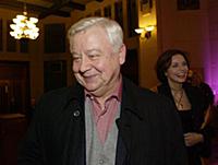 Олег Табаков с женой Мариной Зудиной. Москва, Росс