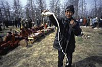 Буддистский монастырь в Бурятии. Россия.
