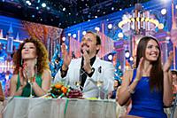Стас Михайлов на съемках программы «Новогодний Гол