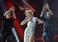 Полина Гагарина на фестивале «Песня Года 2014». СК