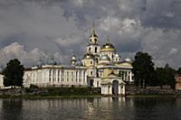 Нилова Пустынь. Озеро Селигер, Россия. 08 августа 
