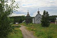 Никольская церковь в селе Ковда. Мурманская област