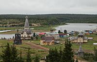 Село и река Варзуга. Село Варзуга, Терский район, 