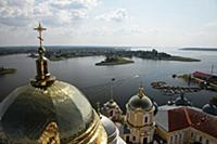 Нилова Пустынь. Озеро Селигер, Россия. 08 августа 
