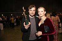 Евгений Цыганов и Юлия Пересильд на премии «Золото