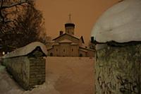 Троицкий собор. Псков, Россия. 09 января 2010.