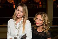 Анастасия Осипова и Ксения Новикова на праздничном