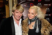 Malina и Сергей Мудров на праздничном вечере в чес