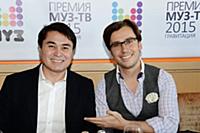Максим Галкин и Арман Давлетьяров на пресс-завтрак