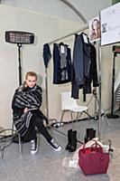 Бэкстейдж. Показ Guy Laroche осень/зима 2015-2016.